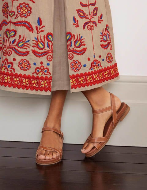 Cora Embroidered Linen Skirt - Linen Cora Embroidered Linen Skirt - Linen