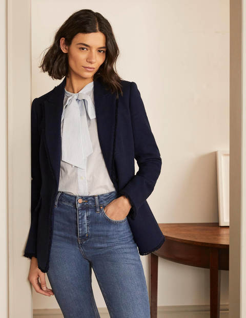 Hever Blazer - Navy Hever Blazer - Navy