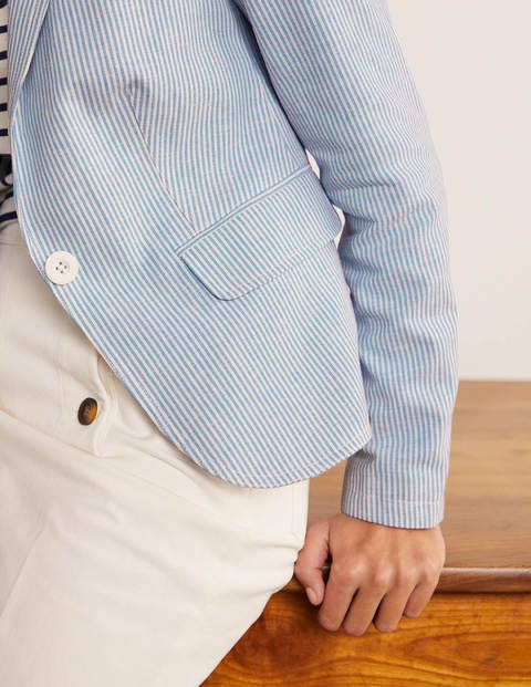 Framlingham Blazer - Cabin and Ivory Stripe Framlingham Blazer - Cabin and Ivory Stripe