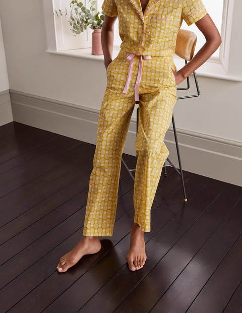 Phoebe PJ Bottoms - Chartreuse, Pineapple Geo Phoebe PJ Bottoms - Chartreuse, Pineapple Geo