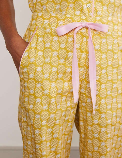 Phoebe PJ Bottoms - Chartreuse, Pineapple Geo Phoebe PJ Bottoms - Chartreuse, Pineapple Geo