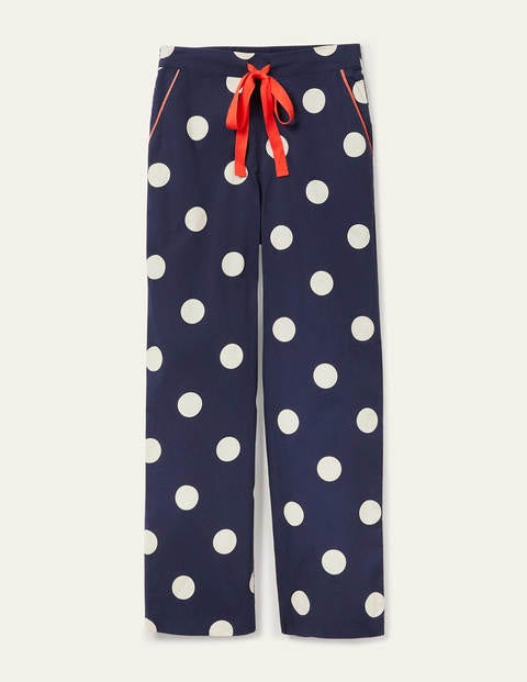 Phoebe PJ Pants - French Navy, Regular Dot Phoebe PJ Pants - French Navy, Regular Dot