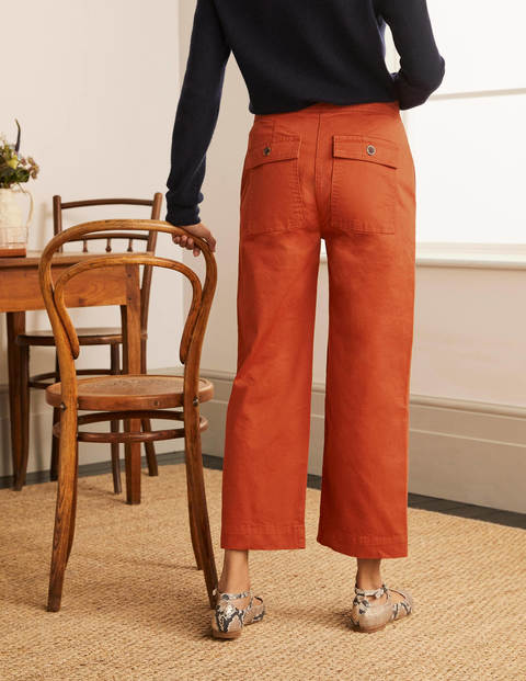 Beaufort Hose mit Knopfleiste - Kupferrot Beaufort Hose mit Knopfleiste - Kupferrot