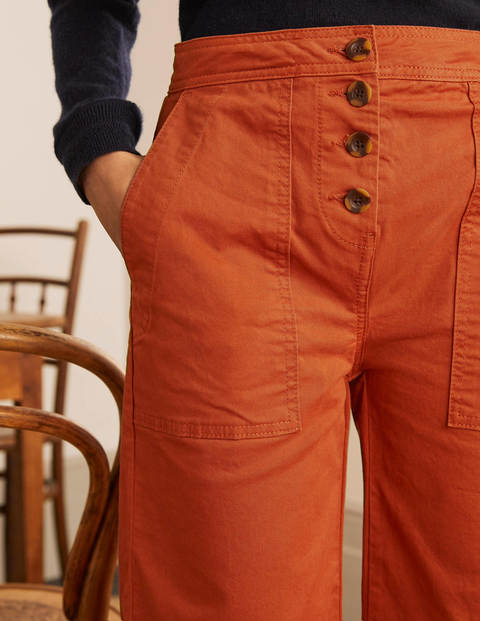 Beaufort Hose mit Knopfleiste - Kupferrot Beaufort Hose mit Knopfleiste - Kupferrot
