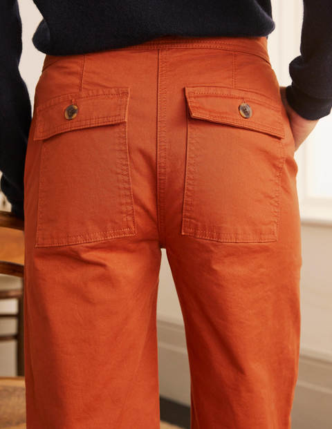 Beaufort Hose mit Knopfleiste - Kupferrot Beaufort Hose mit Knopfleiste - Kupferrot
