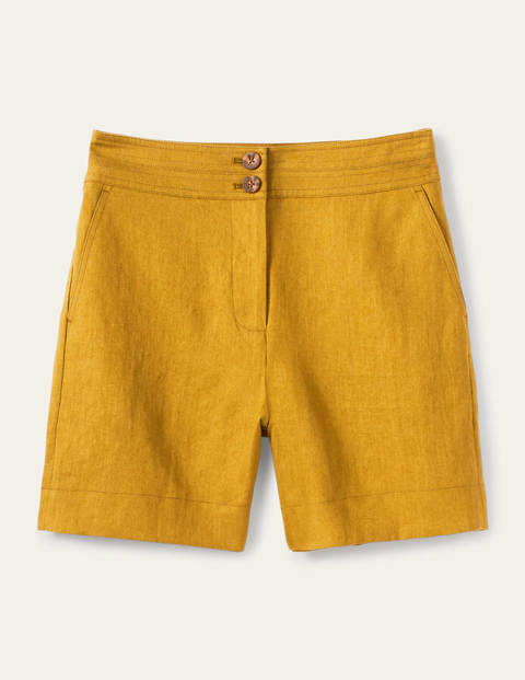Cornwall Linen Shorts - Tuscan Sun Cornwall Linen Shorts - Tuscan Sun