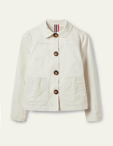 Pocket Detail Jacket - Ecru Pocket Detail Jacket - Ecru