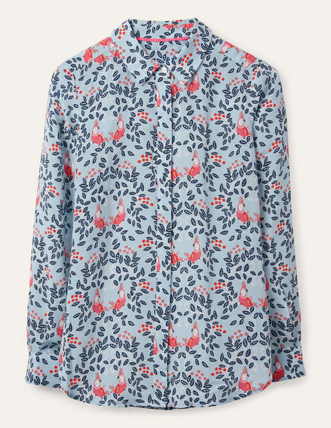 The Silk Shirt - Surf, Parrot Paradise The Silk Shirt - Surf, Parrot Paradise
