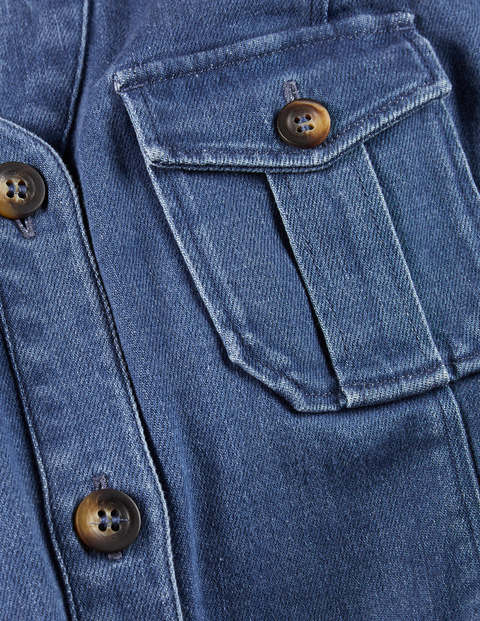 Cecily Shirt Dress - Mid Vintage Denim Cecily Shirt Dress - Mid Vintage Denim