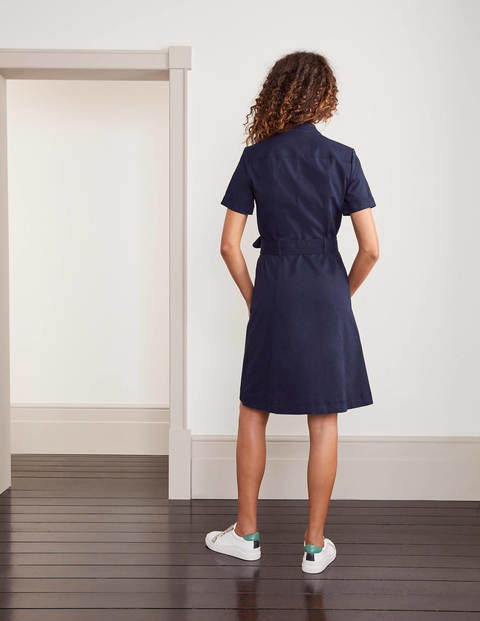 Cecily Shirt Dress - Navy Cecily Shirt Dress - Navy