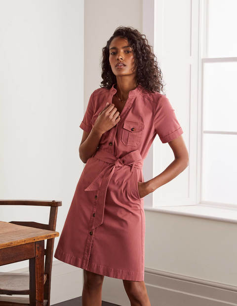 Cecily Shirt Dress - Dusty Rose Cecily Shirt Dress - Dusty Rose