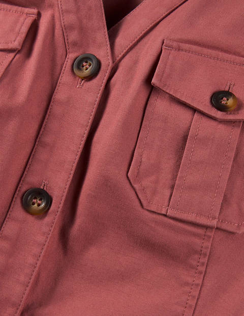 Cecily Shirt Dress - Dusty Rose Cecily Shirt Dress - Dusty Rose