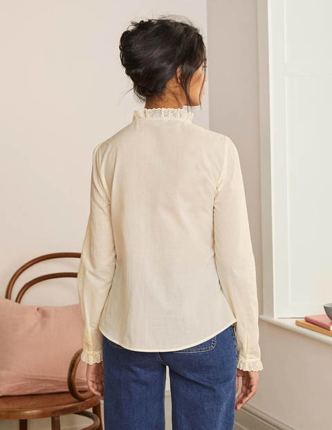 Romy Broderie Shirt - Ivory Romy Broderie Shirt - Ivory