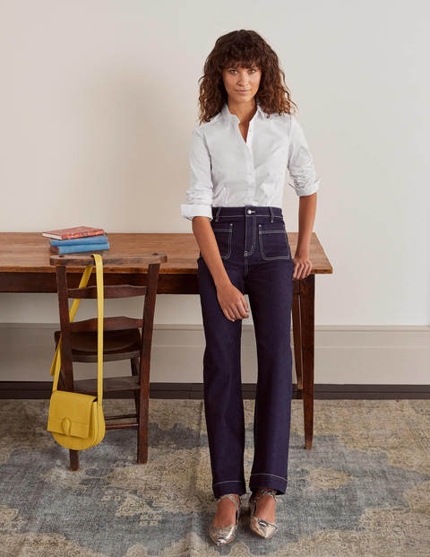 Emily Fitted Shirt - White Emily Fitted Shirt - White