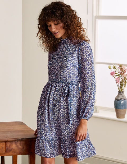 Lottie Belted Dress - Summit, Compass Knot Lottie Belted Dress - Summit, Compass Knot