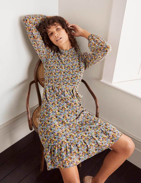 Lottie Belted Dress - Apple Mint, Pressed Bloom Lottie Belted Dress - Apple Mint, Pressed Bloom