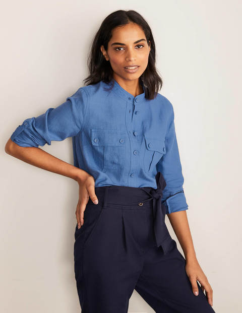 Dolores Linen Shirt - Delave Dolores Linen Shirt - Delave