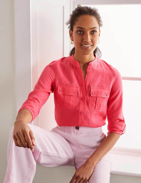 Dolores Linen Shirt - Lollipop Dolores Linen Shirt - Lollipop