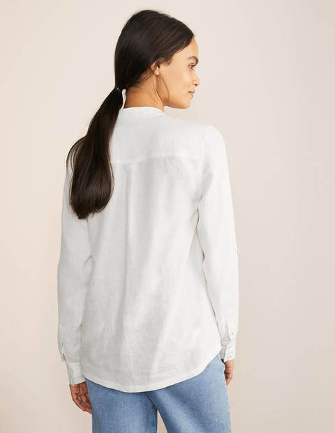 Dolores Linen Shirt - White Dolores Linen Shirt - White