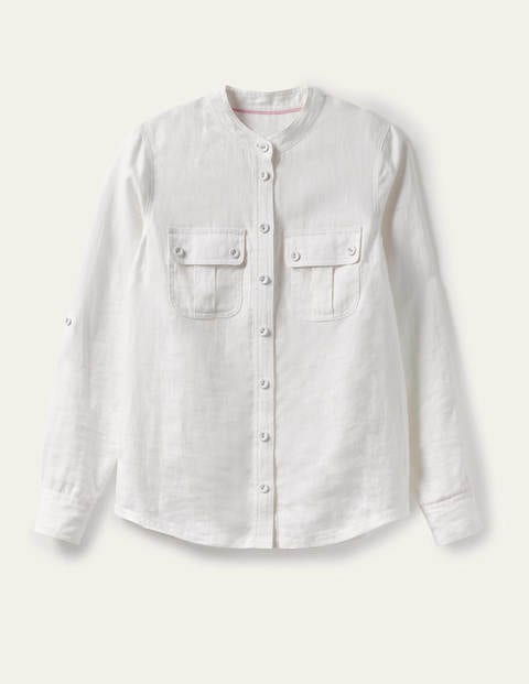 Dolores Linen Shirt - White Dolores Linen Shirt - White