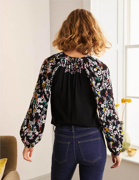 Dominique Top - Black, Posy Placement Dominique Top - Black, Posy Placement