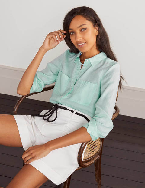 Linen Shirt - Spearmint Linen Shirt - Spearmint