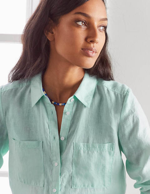 Linen Shirt - Spearmint Linen Shirt - Spearmint