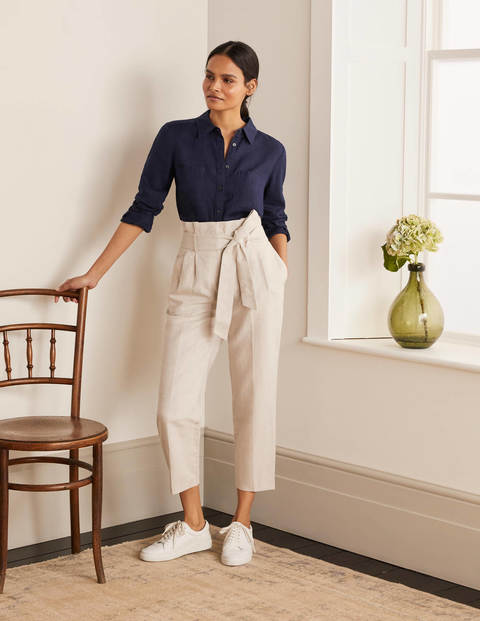 Linen Shirt - Navy Linen Shirt - Navy