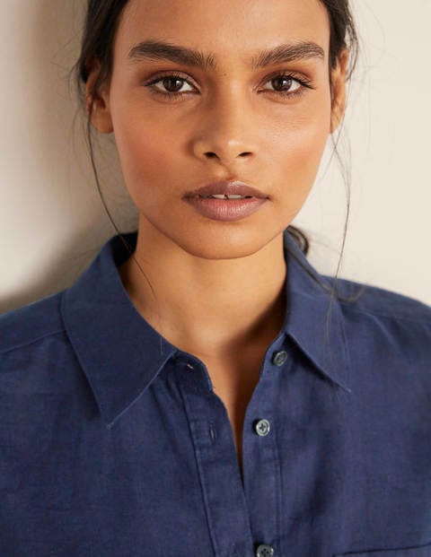Linen Shirt - Navy Linen Shirt - Navy