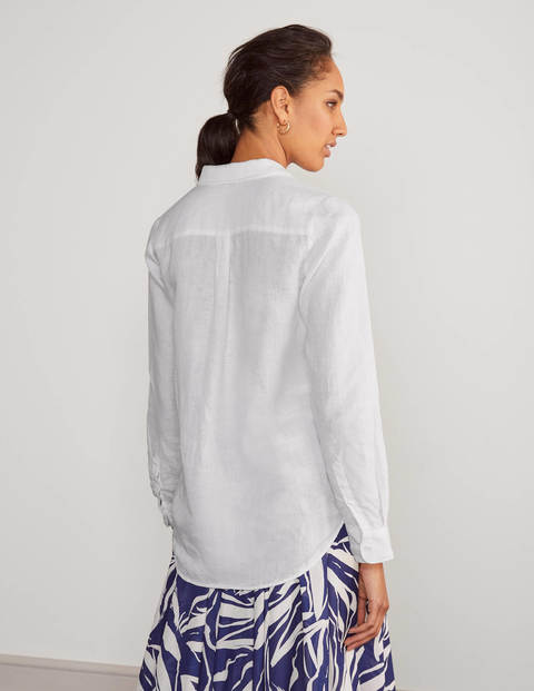 Linen Shirt - White Linen Shirt - White