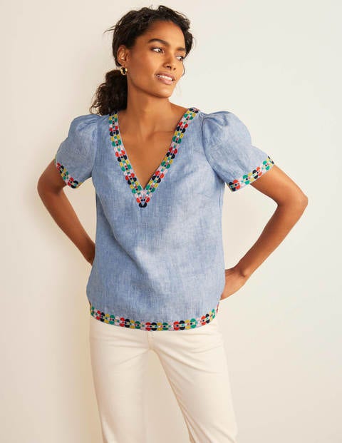 Top Heidi - Chambray Top Heidi - Chambray