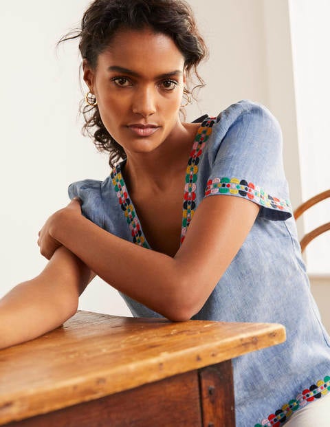 Top Heidi - Chambray Top Heidi - Chambray