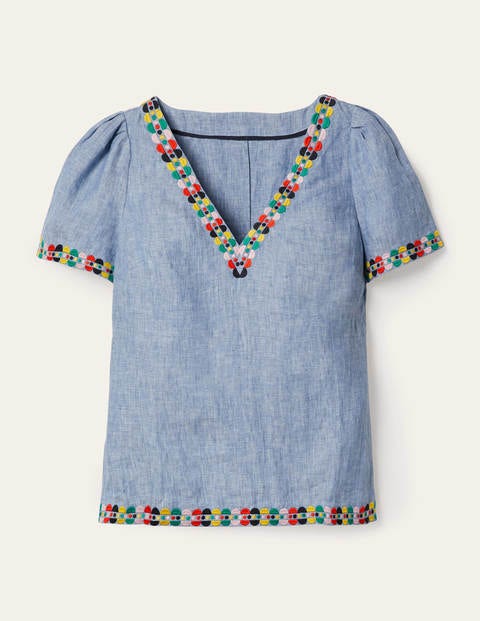 Top Heidi - Chambray Top Heidi - Chambray