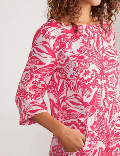 Laurie Linen Dress - Lollipop, Exotic Escape Laurie Linen Dress - Lollipop, Exotic Escape