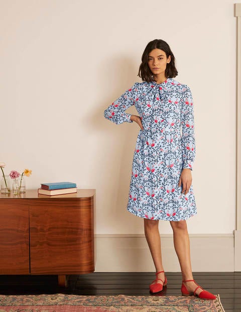 Sylvia Shirt Dress - Surf, Parrot Paradise Sylvia Shirt Dress - Surf, Parrot Paradise