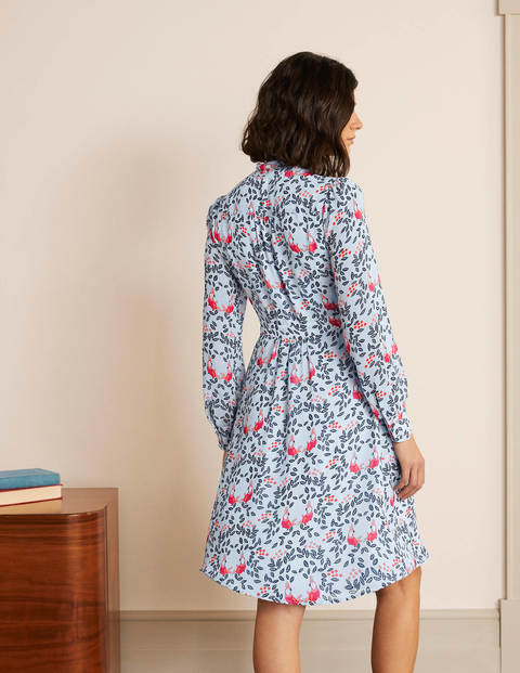 Sylvia Shirt Dress - Surf, Parrot Paradise Sylvia Shirt Dress - Surf, Parrot Paradise