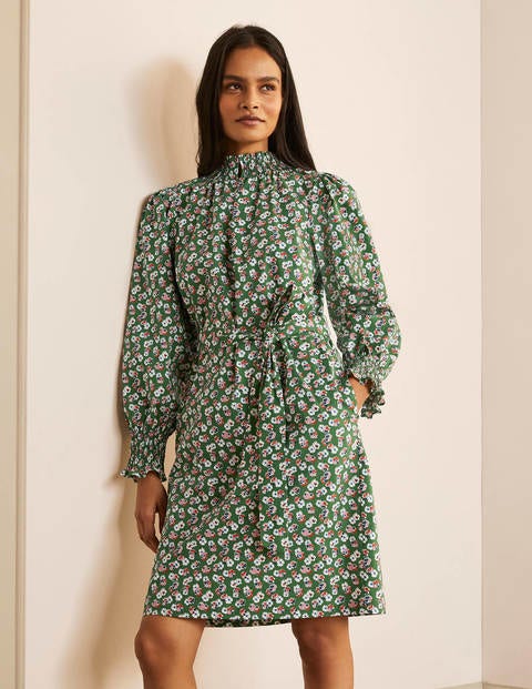 Ellie Smocked Dress - Broad Bean, Painted Ditsy Ellie Smocked Dress - Broad Bean, Painted Ditsy
