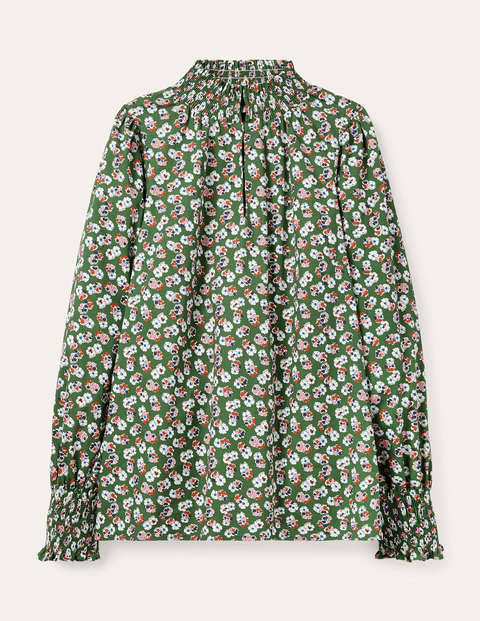 Ellie Smocked Top - Broad Bean, Painted Ditsy Ellie Smocked Top - Broad Bean, Painted Ditsy