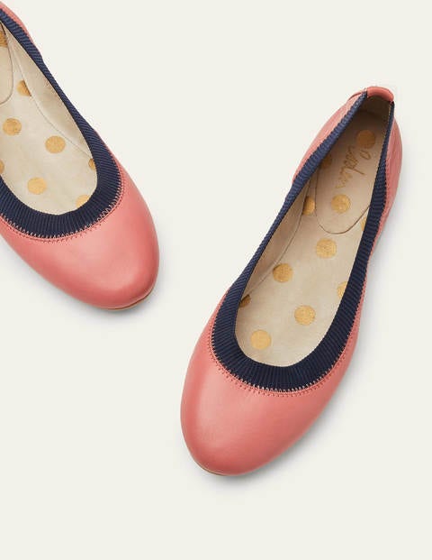 Hettie Flexi Ballerinas - Dusty Red Hettie Flexi Ballerinas - Dusty Red