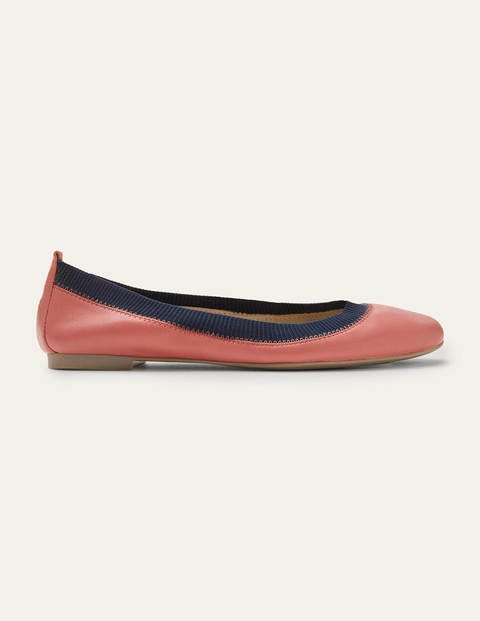 Hettie Flexi Ballerinas - Dusty Red Hettie Flexi Ballerinas - Dusty Red