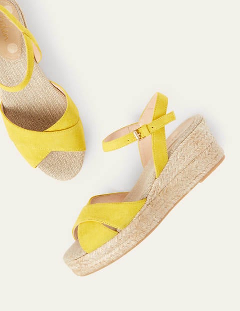 Jasmine Espadrille Wedges - Chartreuse Jasmine Espadrille Wedges - Chartreuse