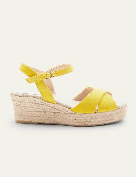 Jasmine Espadrille Wedges - Chartreuse Jasmine Espadrille Wedges - Chartreuse