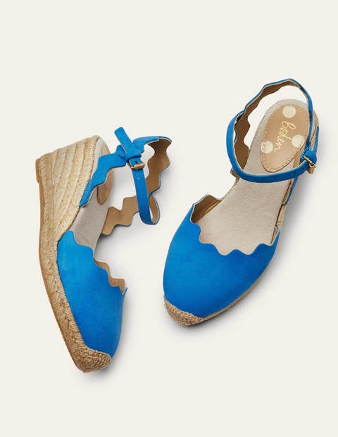 Nadine Espadrille Wedges - Moroccan Blue Nadine Espadrille Wedges - Moroccan Blue