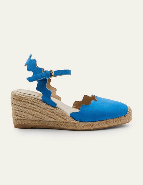 Nadine Espadrille Wedges - Moroccan Blue Nadine Espadrille Wedges - Moroccan Blue