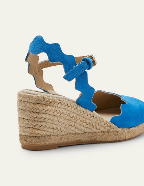 Nadine Espadrille Wedges - Moroccan Blue Nadine Espadrille Wedges - Moroccan Blue