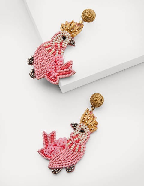 Beaded Earrings - Cockatoo Beaded Earrings - Cockatoo