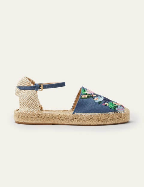 Peggy Espadrilles - Chambray Toucan Peggy Espadrilles - Chambray Toucan