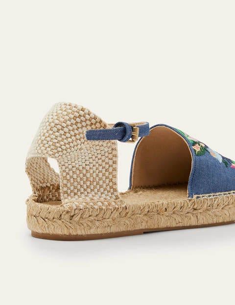 Peggy Espadrilles - Chambray Toucan Peggy Espadrilles - Chambray Toucan