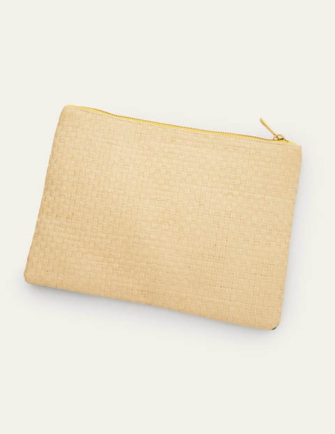 Embroidered Raffia Keepsake - Natural Pineapple Embroidered Raffia Keepsake - Natural Pineapple