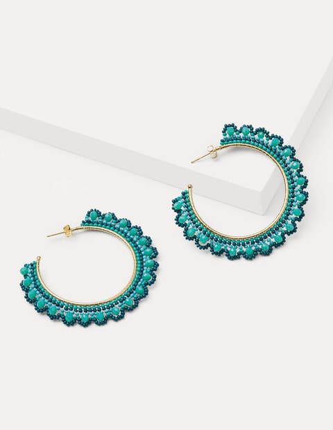 Bead Detail Hoop - Indian Ocean Bead Detail Hoop - Indian Ocean